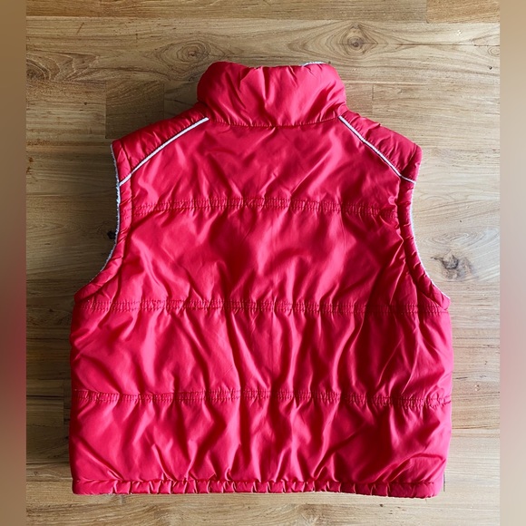 Vintage 6-7Y Red Nylon Vest with Drawstring - Picture 6 of 6